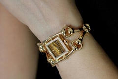 Gucci Diamond Logo Signature Signoria 18-K Yellow Gold Watch, High Jewelry