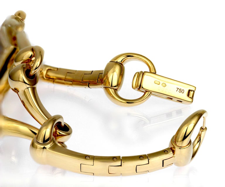 Gucci Diamond Logo Signature Signoria 18-K Yellow Gold Watch, High Jewelry 2