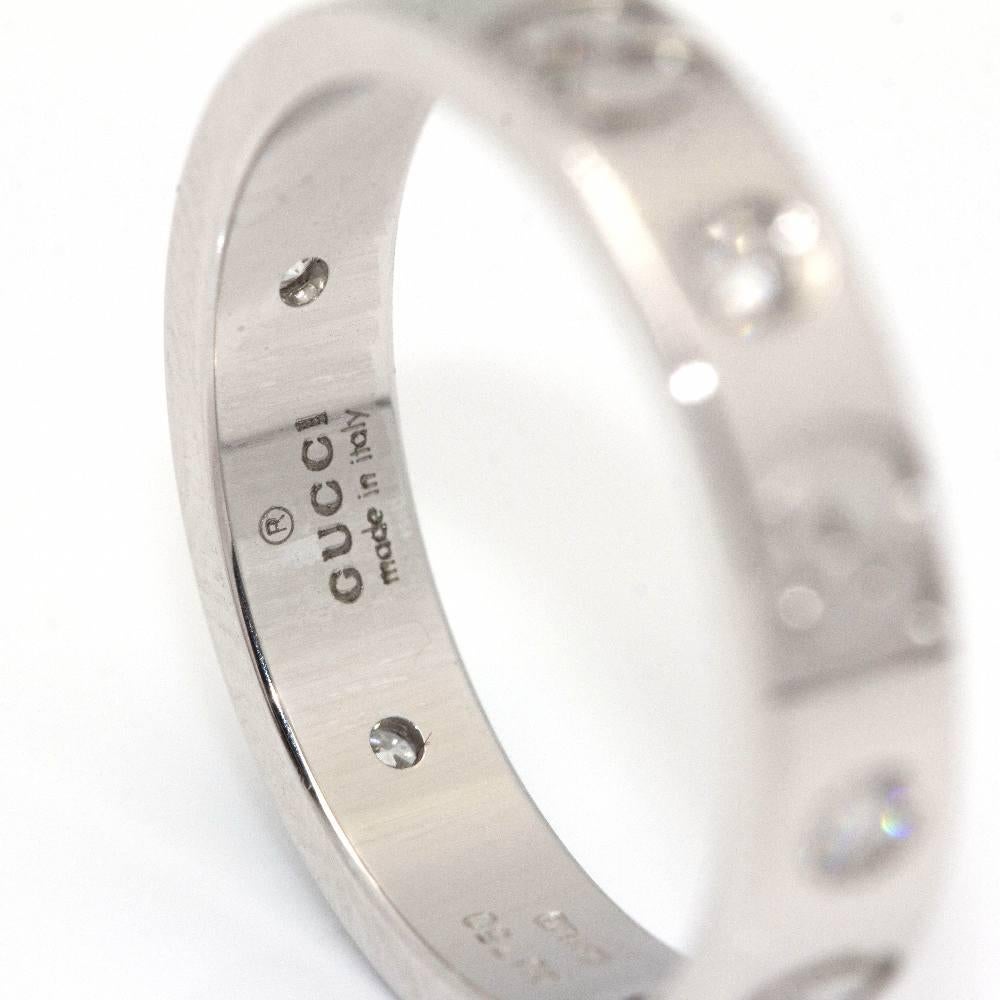 gucci gold ring with diamonds