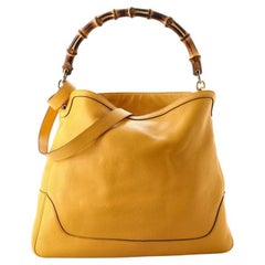 Gucci Diana Bamboo Convertible Shoulder Bag Leather Medium