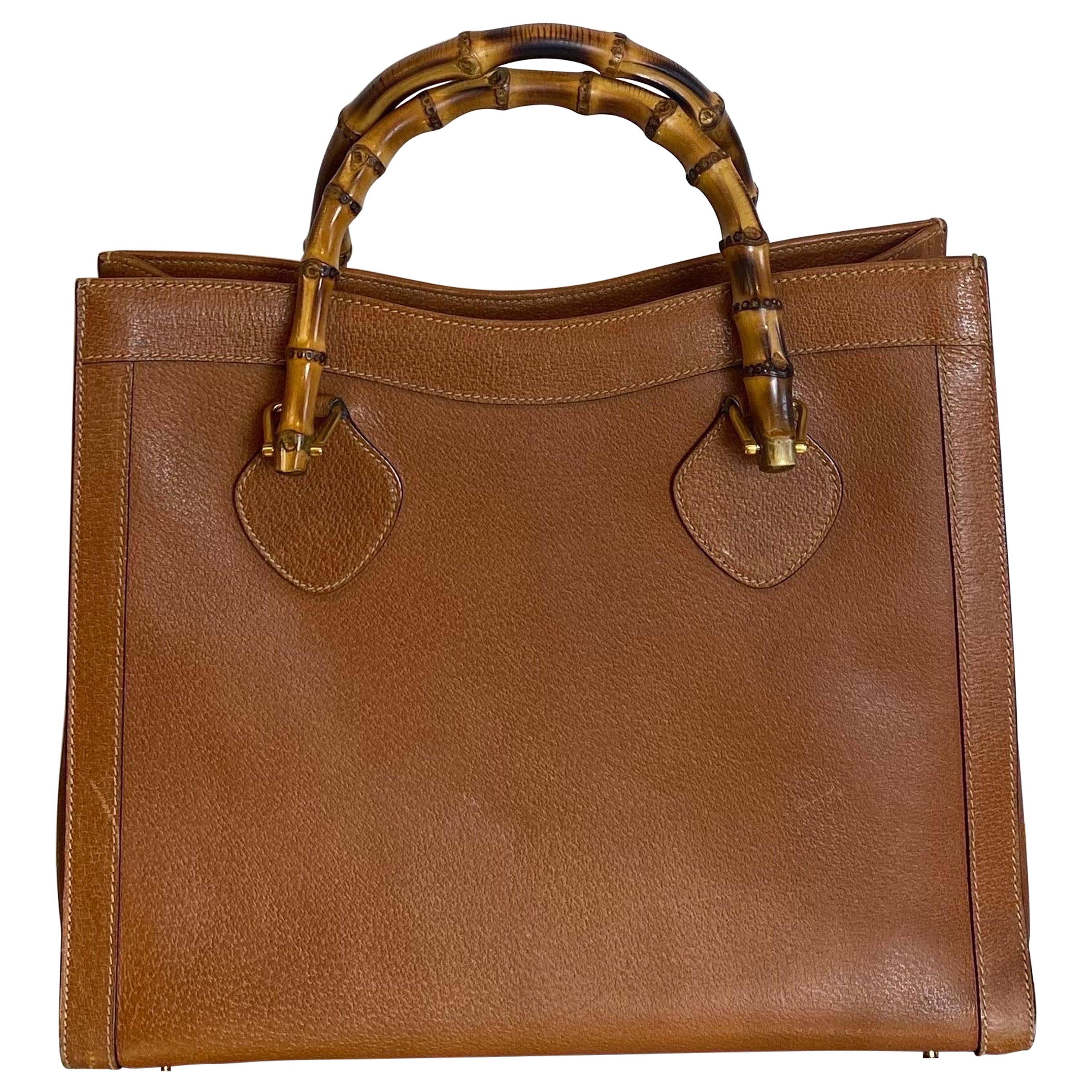 Gucci Diana Bambus Medium Tasche aus Bambus im Angebot