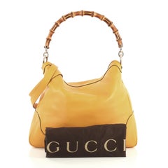 Gucci Diana Bamboo Shoulder Bag Leather Medium