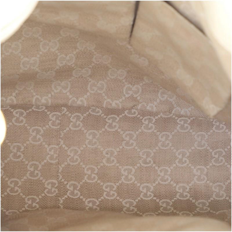 Beige Gucci Diana Bamboo Shoulder Bag Leather Medium