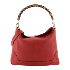 Gucci Diana Bamboo Shoulder Bag Leather Medium 