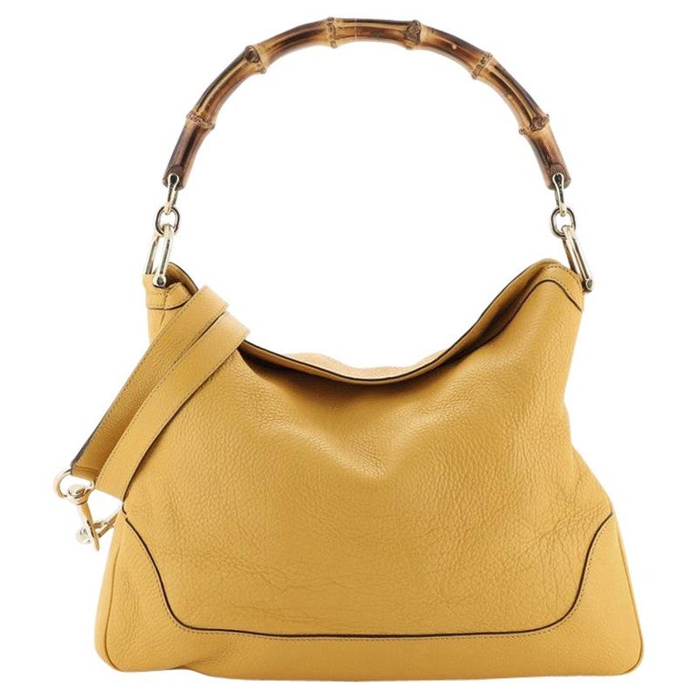 Gucci Diana Bamboo Shoulder Bag Leather Medium at 1stDibs