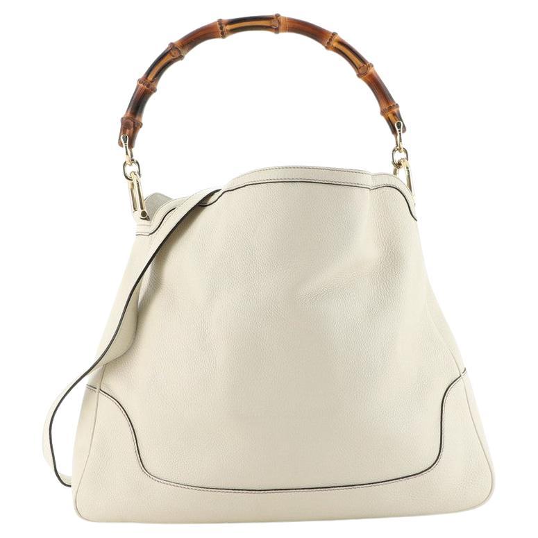 Gucci Diana Bamboo Shoulder Bag Leather Medium at 1stDibs