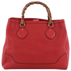 Gucci Diana Bamboo Top Handle Tote Leather Medium