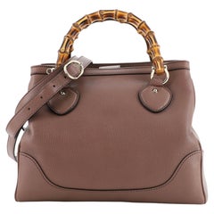 Gucci Diana Bamboo Top Handle Tote Leather Small