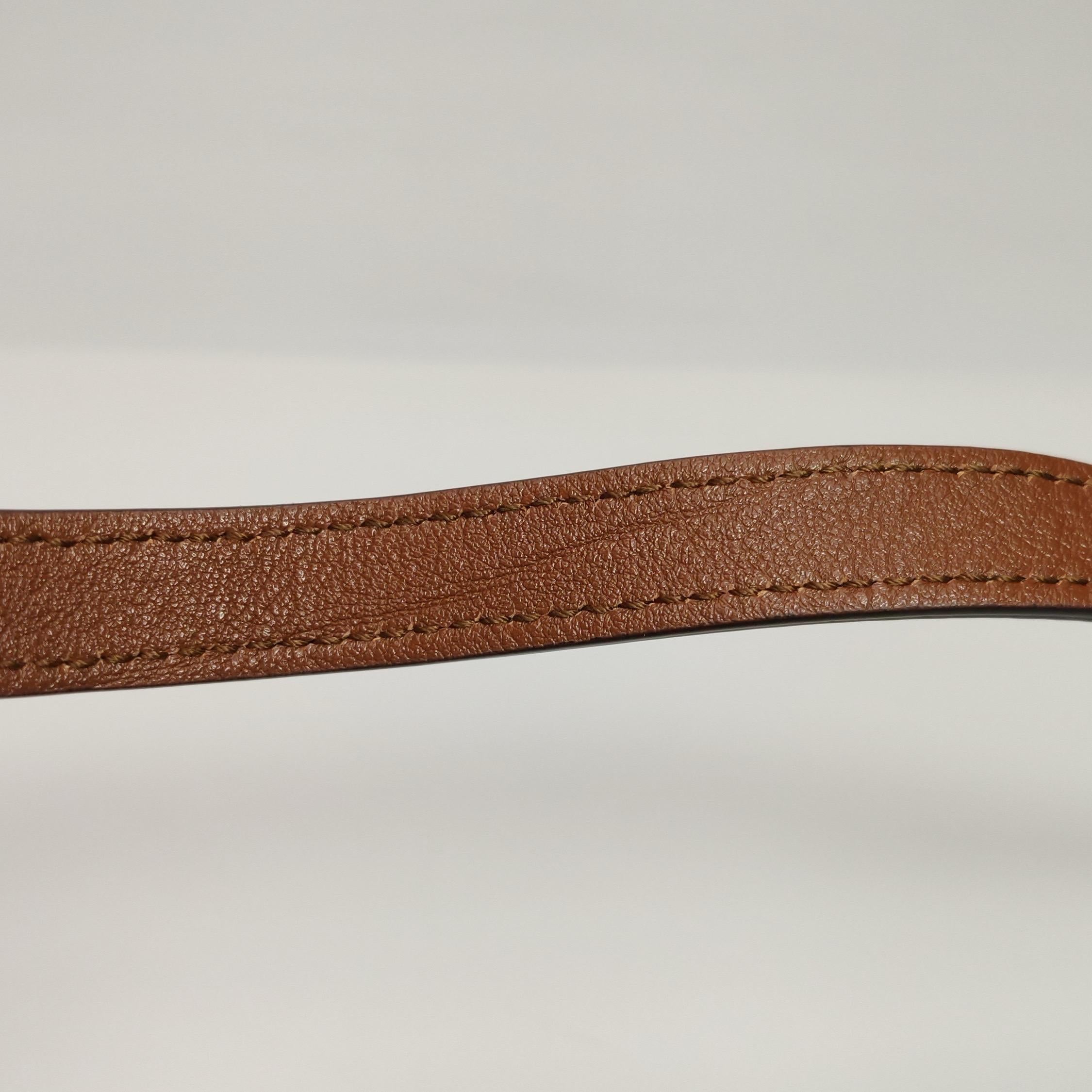 Gucci Diana Mini Brown Leather Bag Bamboo Handle with Strap For Sale 8