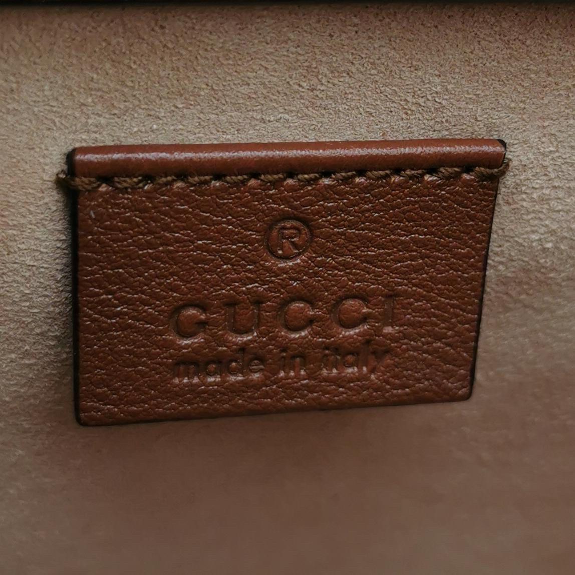 Gucci Diana Mini Brown Leather Bag Bamboo Handle with Strap For Sale 1