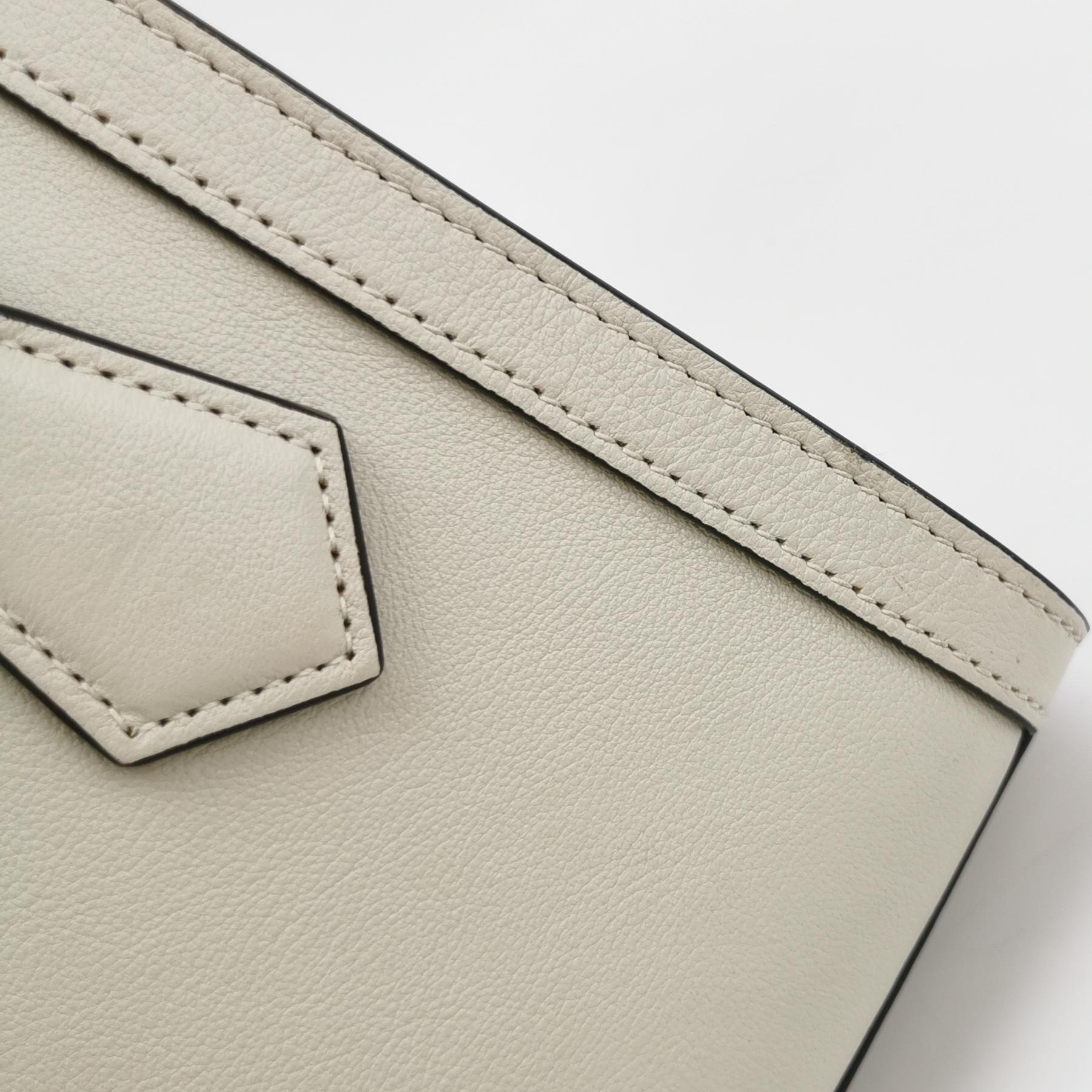 Gucci Diana Mini White Leather Bag Bamboo Handle with Strap 3