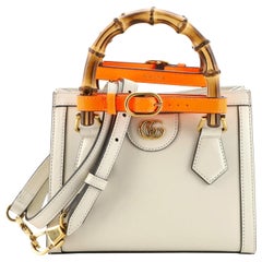 Gucci Diana NM Bamboo Handle Tote Leather Mini