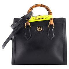 Gucci Diana NM Bamboo Handle Tote Leather Small