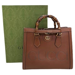 Gucci Diana Small Bamboo Brown Top Handle Bag