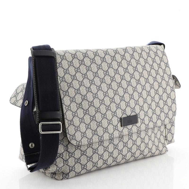 gucci ophidia printed coated-canvas diaper bag