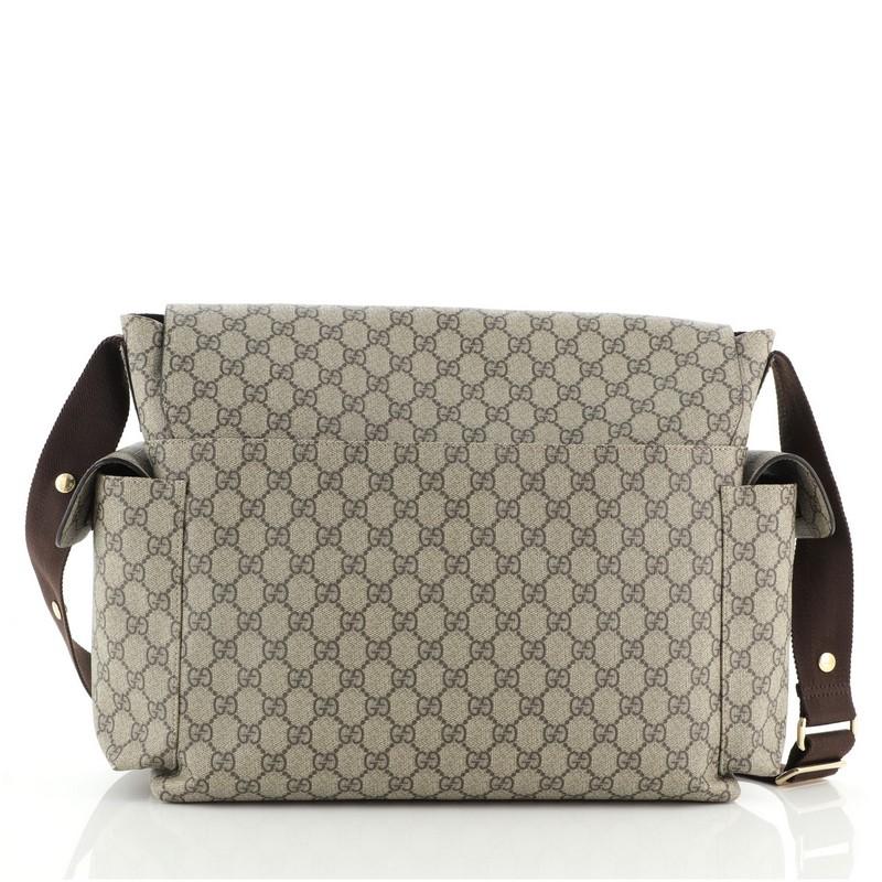 gucci ophidia printed coated-canvas diaper bag