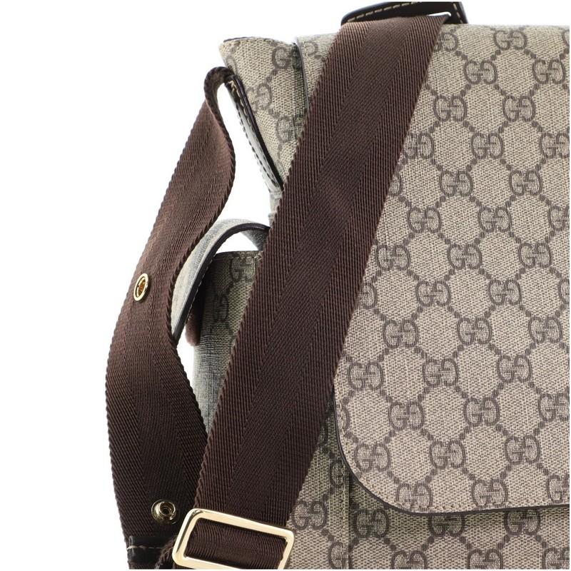 Gucci Diaper Bag GG Coated Canvas In Good Condition In NY, NY