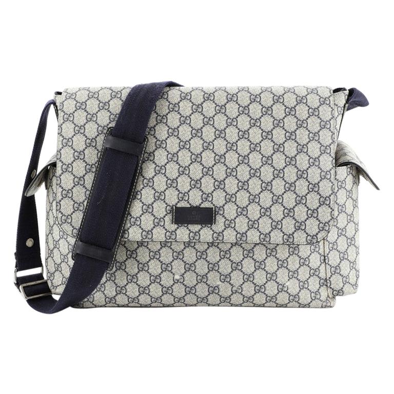 Gucci Diaper Bag GG Coated Canvas at 1stDibs