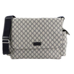 Used Gucci Diaper Bag GG Coated Canvas