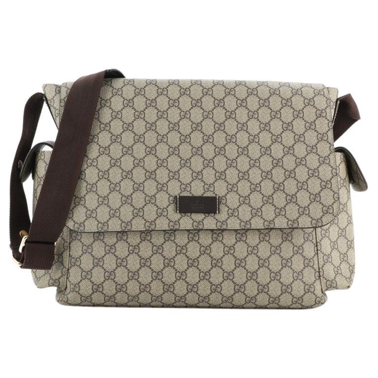 Gucci Diaper Bag GG Coated Canvas at 1stDibs