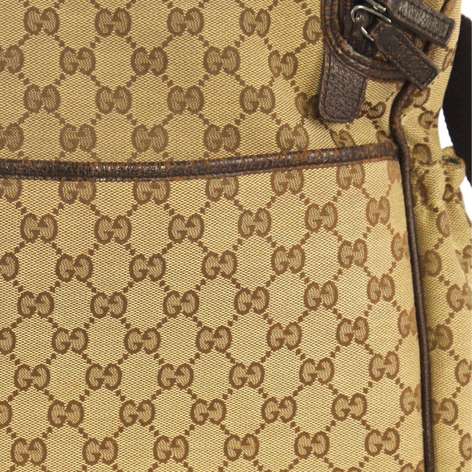 Gucci Diaper Crossbody Bag GG Canvas 4