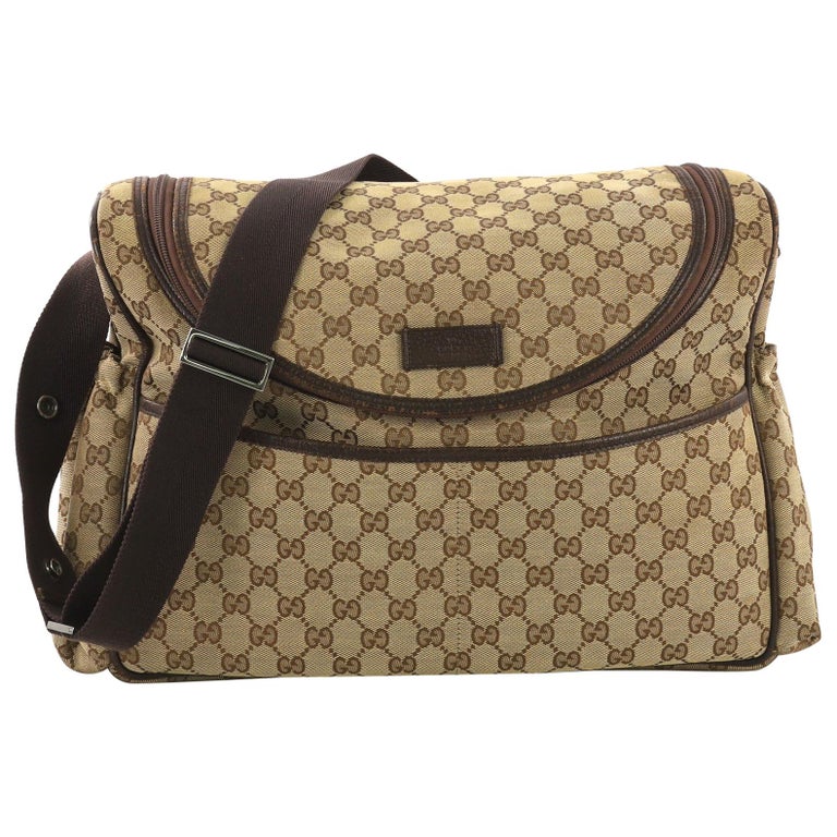Gucci Monogram GG Canvas Diaper Bag