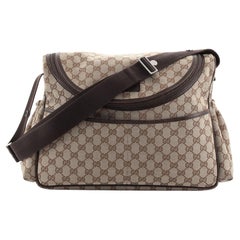Gucci Diaper Crossbody Bag GG Canvas