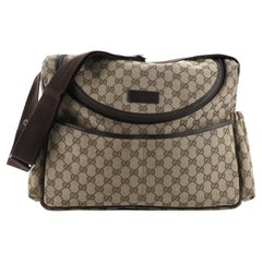 Gucci Diaper Crossbody Bag GG Canvas