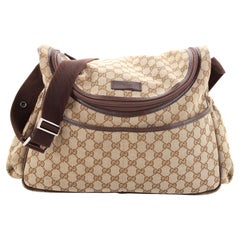 Gucci Diaper Crossbody Bag GG Canvas