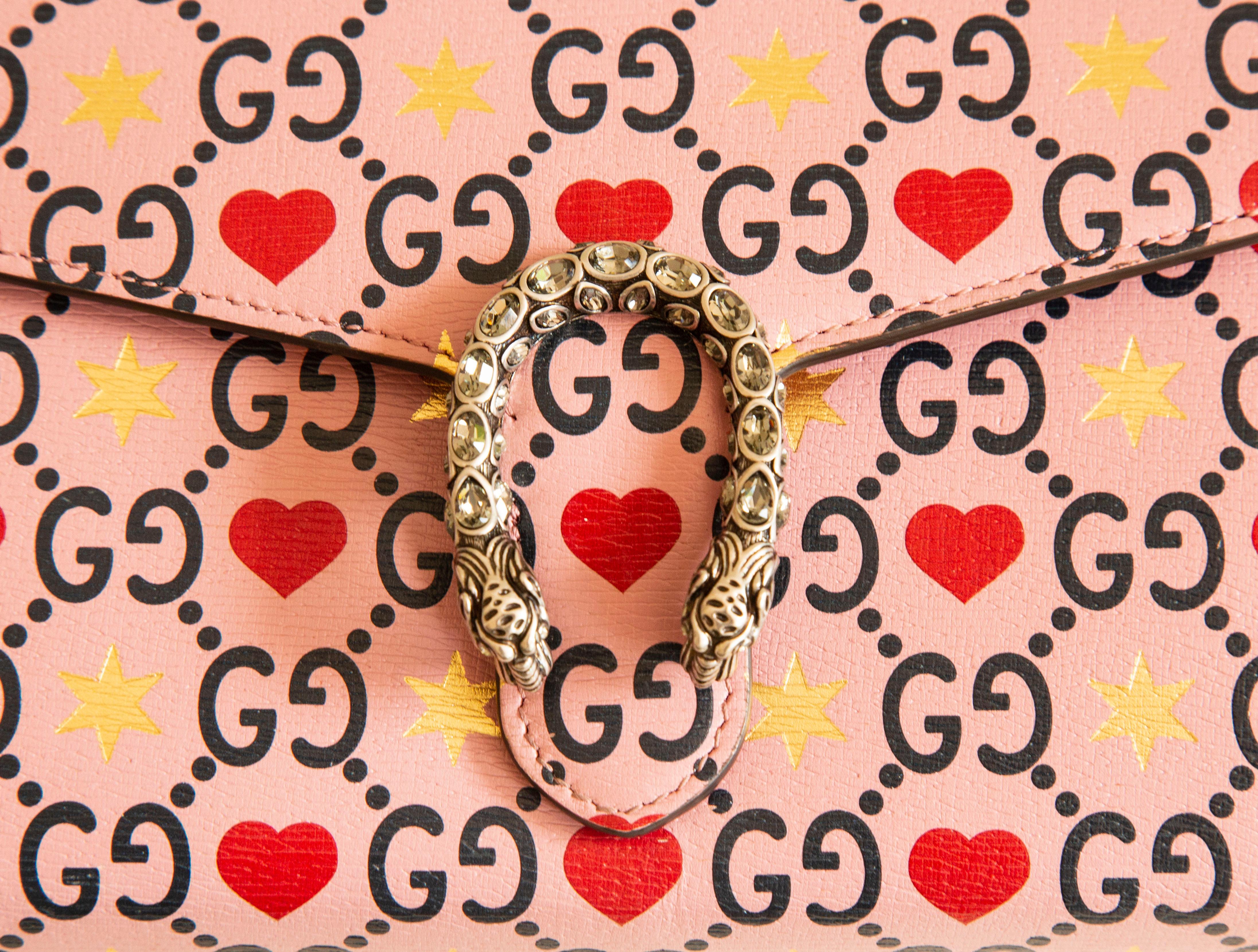 Gucci Dionizus Umhängetasche Limited Edition Gucci Valentine's Day im Angebot 9