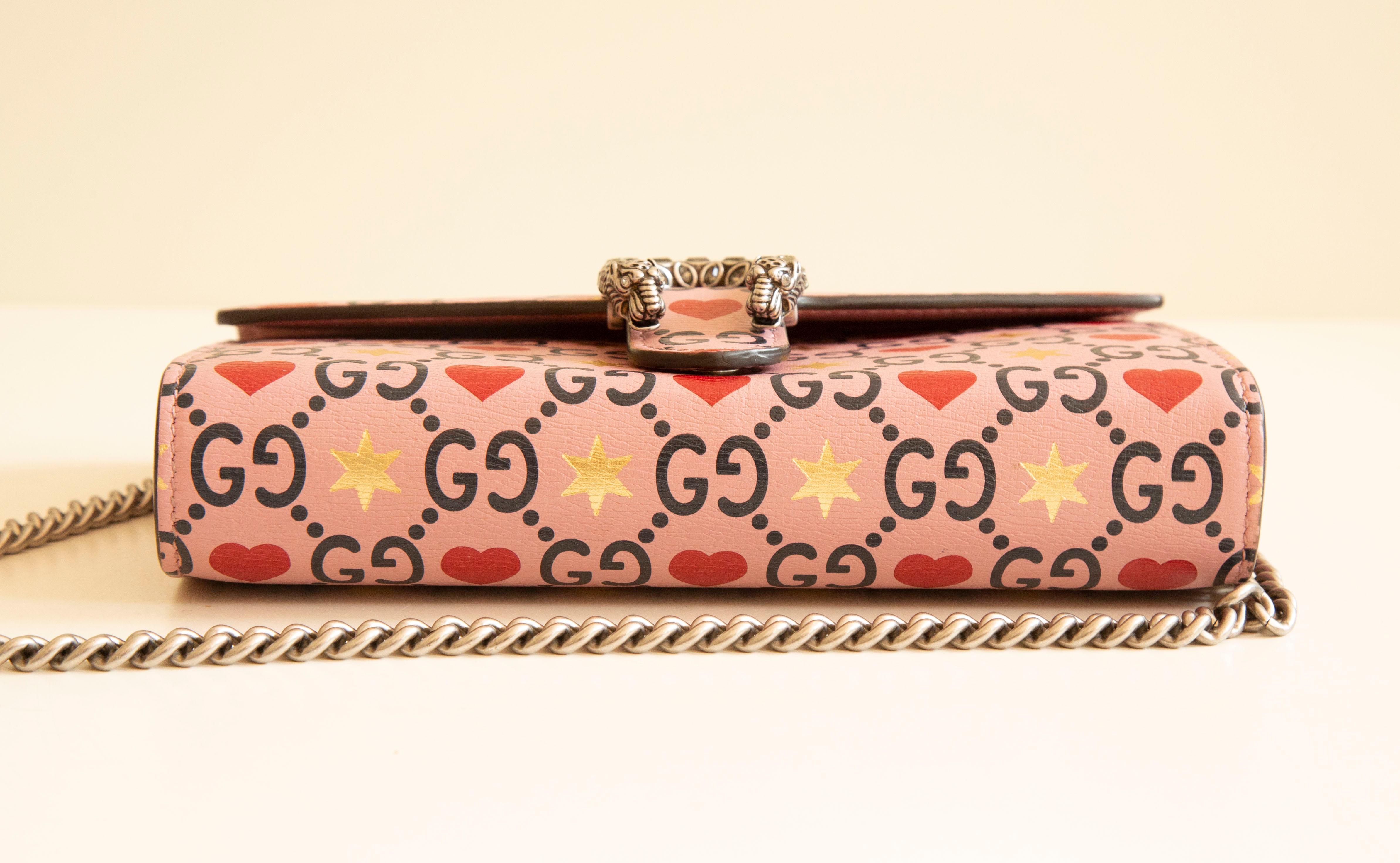 Gucci Dionizus Crossbody Bag Limited Edition Gucci Valentine's Day For Sale 2