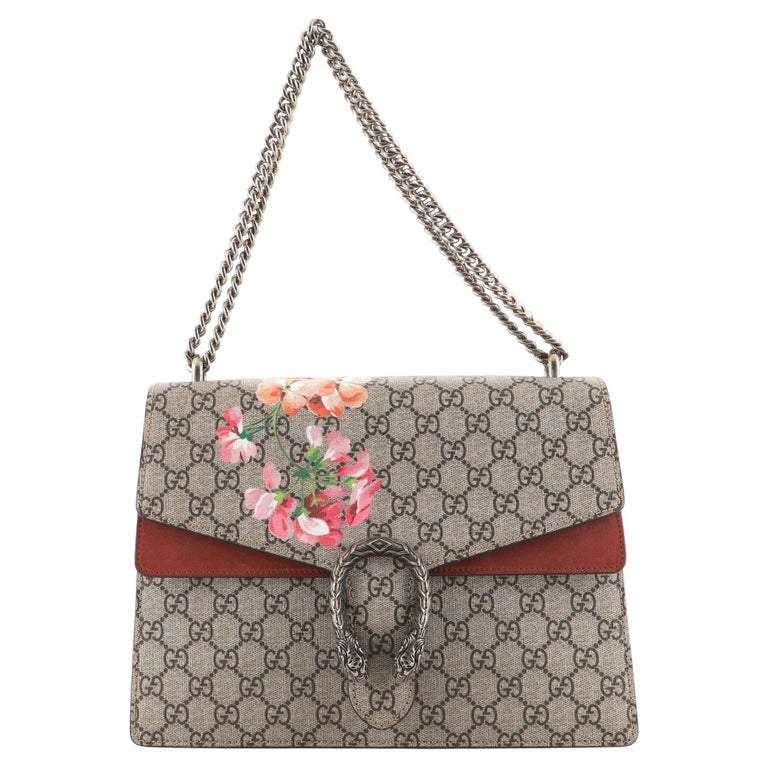 Gucci Dionysus Bag Blooms Print GG Coated Canvas Medium For Sale at 1stDibs