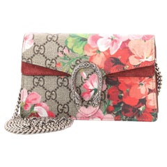 Gucci Dionysus Bag Blooms Print GG Coated Canvas Super Mini