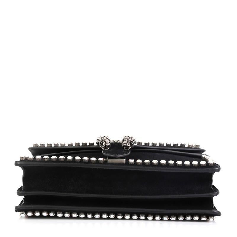 Women's Gucci Dionysus Bag Crystal Embellished Suede Small
