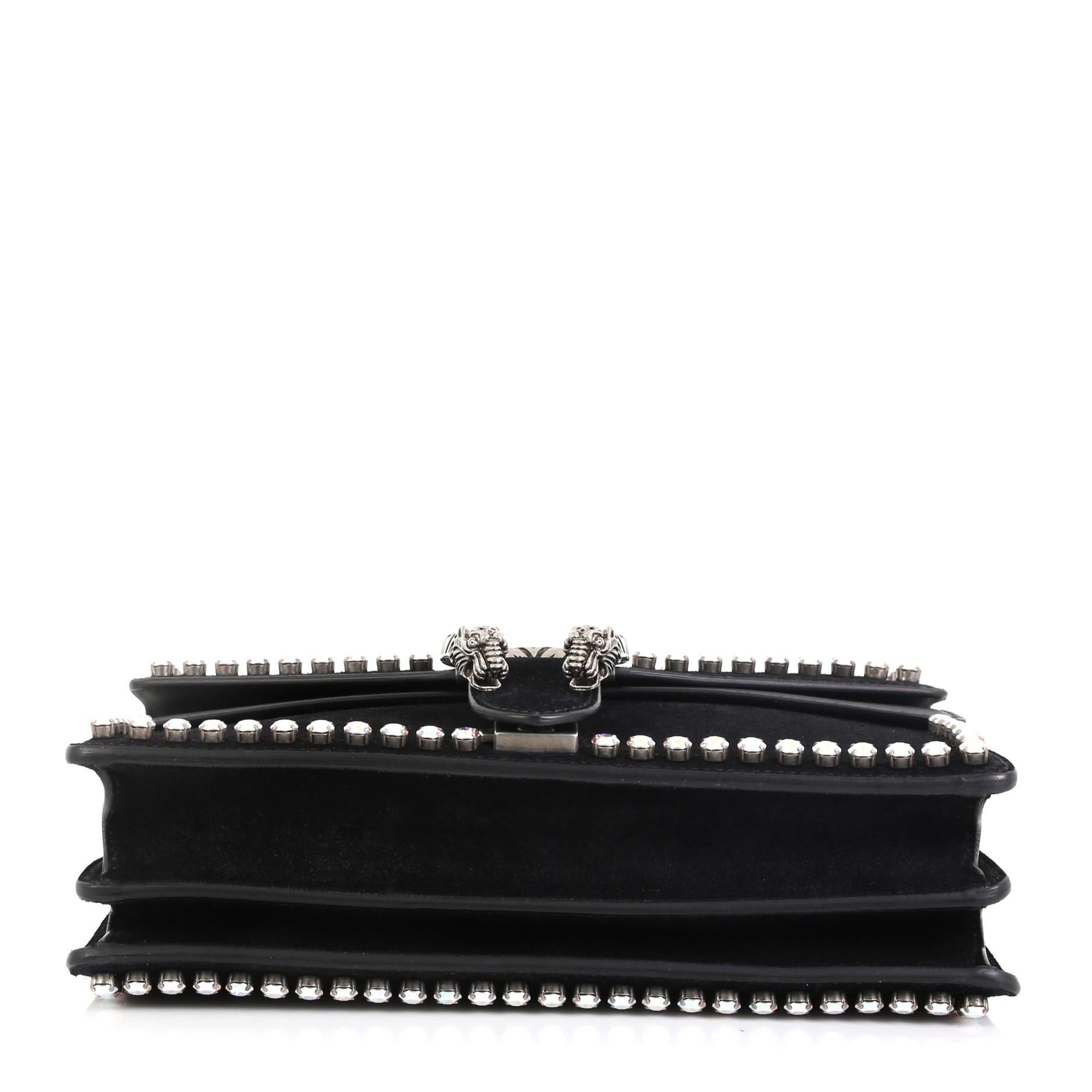 Women's or Men's Gucci Dionysus Bag Crystal Embellished Suede Small
