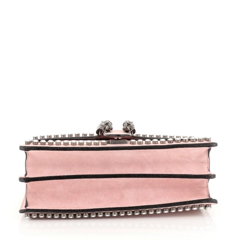 Women's Gucci Dionysus Bag Crystal Embellished Suede Small