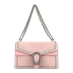 Gucci Dionysus Bag Crystal Embellished Suede Small