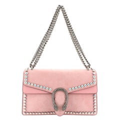 Gucci Dionysus Bag Crystal Embellished Suede Small