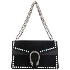 Gucci Dionysus Bag Crystal Embellished Suede Small 