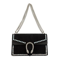 Gucci Dionysus Bag Crystal Embellished Suede Small