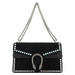 Gucci Dionysus Bag Crystal Embellished Suede Small