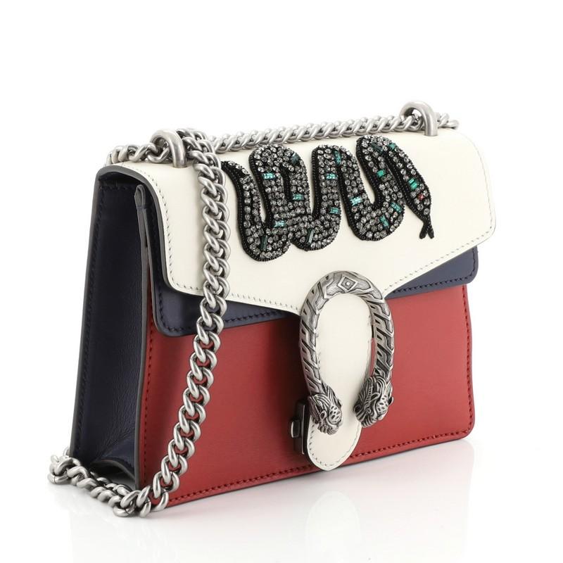 Brown Gucci Dionysus Bag Embellished Leather Mini