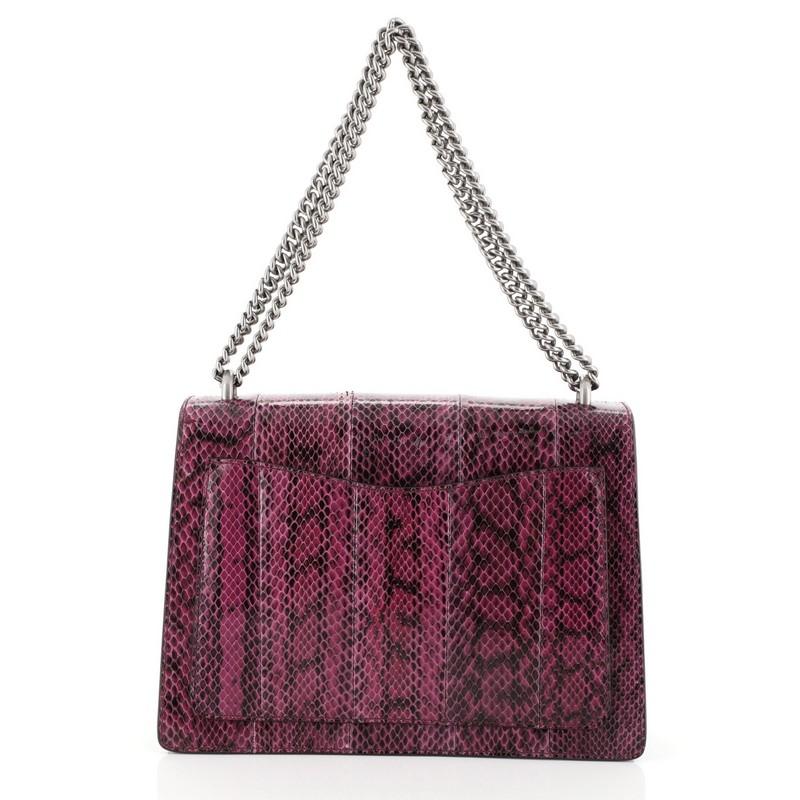 Gucci Dionysus Bag Embellished Python Medium In Good Condition In NY, NY