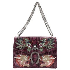 Gucci Dionysus Bag Embellished Python Medium 