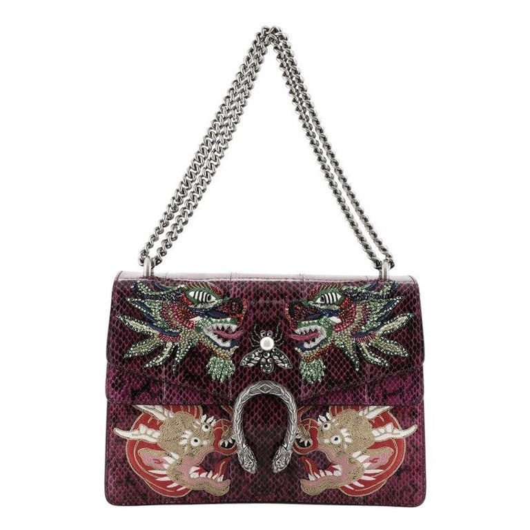 gucci dionysus bag patchwork python medium at 1stdibs... Gucci Dionysus Bag Embellished Python Medium at 1stDibs
