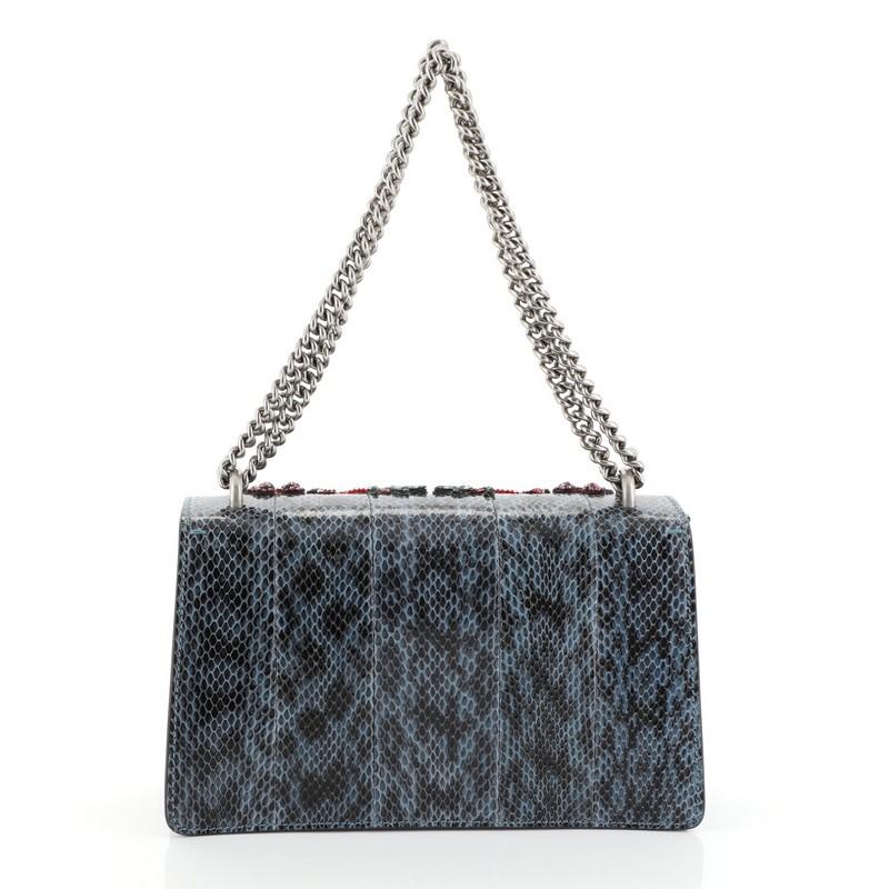 Gucci Dionysus Bag Embellished Python Small In Good Condition In NY, NY