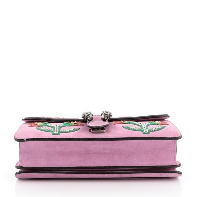 Gucci Dionysus Bag Embellished Suede Medium In Good Condition In NY, NY