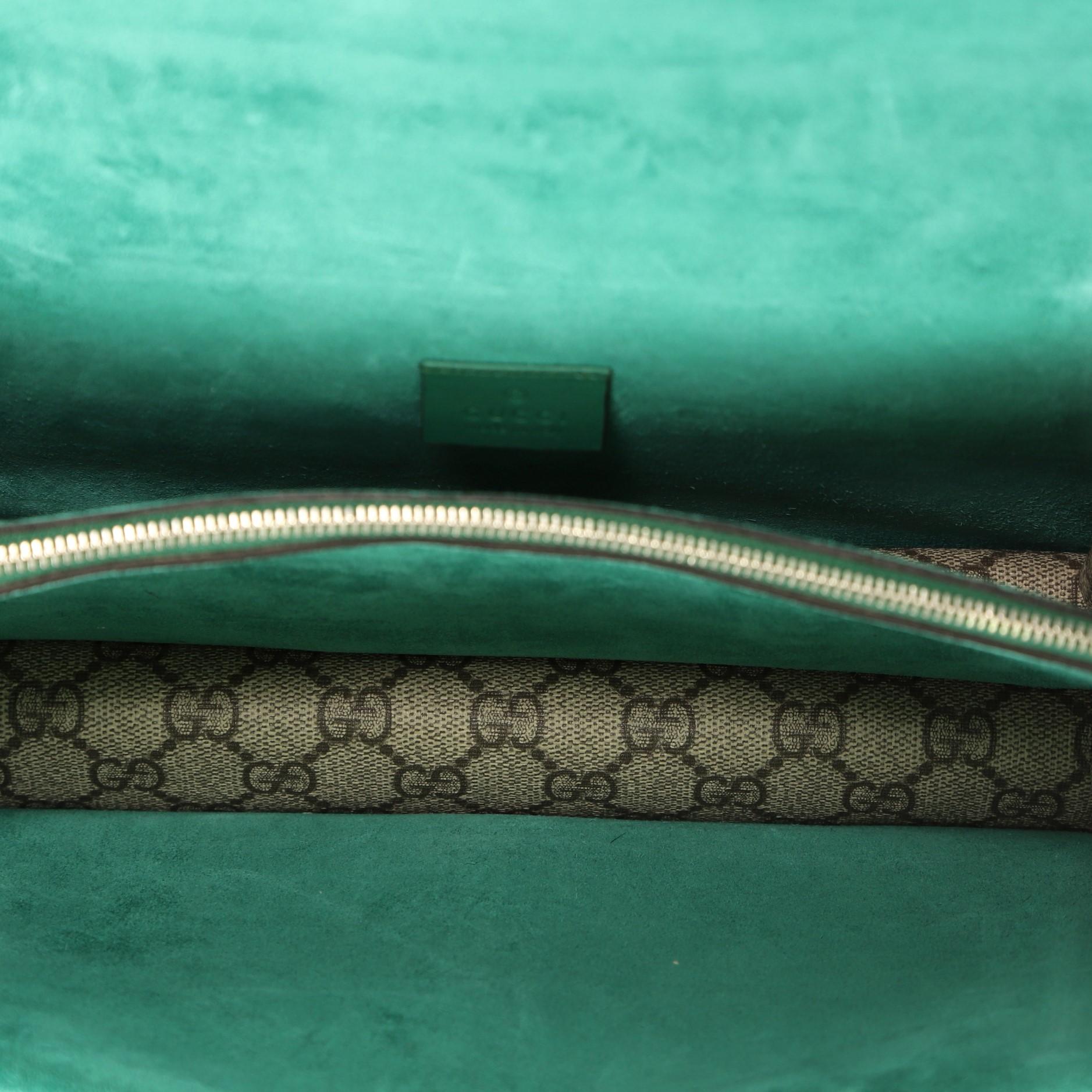 Gucci Dionysus Bag Embroidered GG Coated Canvas Small at 1stDibs