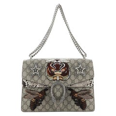Gucci Dionysus Bag Embroidered GG Coated Canvas with Python Medium