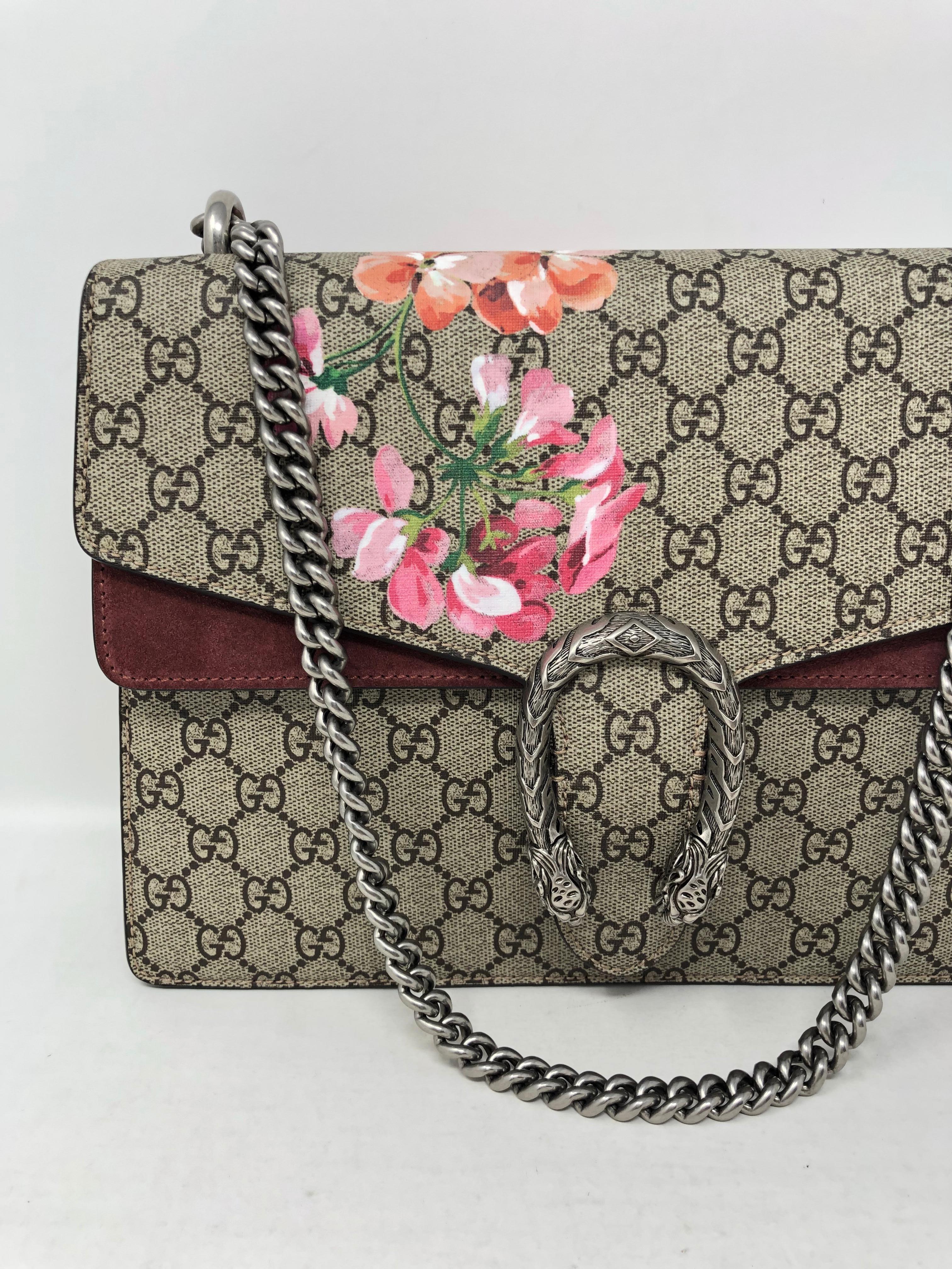 Gucci Dionysus Bag floral with silver hardware. Never used. New condition. Guaranteed authentic. 